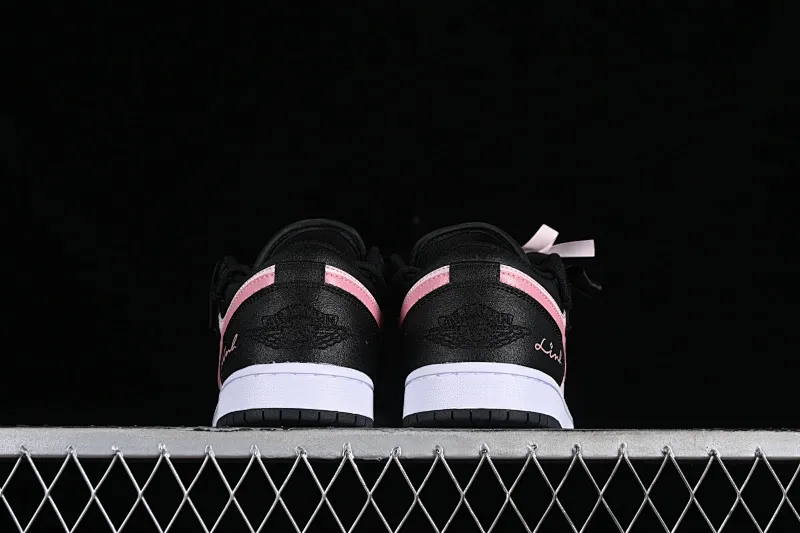 All categories Air Jordan Jordan series basketball shoes Air Jordan 1 Low Air Jordan 1 Low AJ1 Joe 1 Zhizhiberry black pink bow low-top cultural retro basketball shoes DX4374-008
